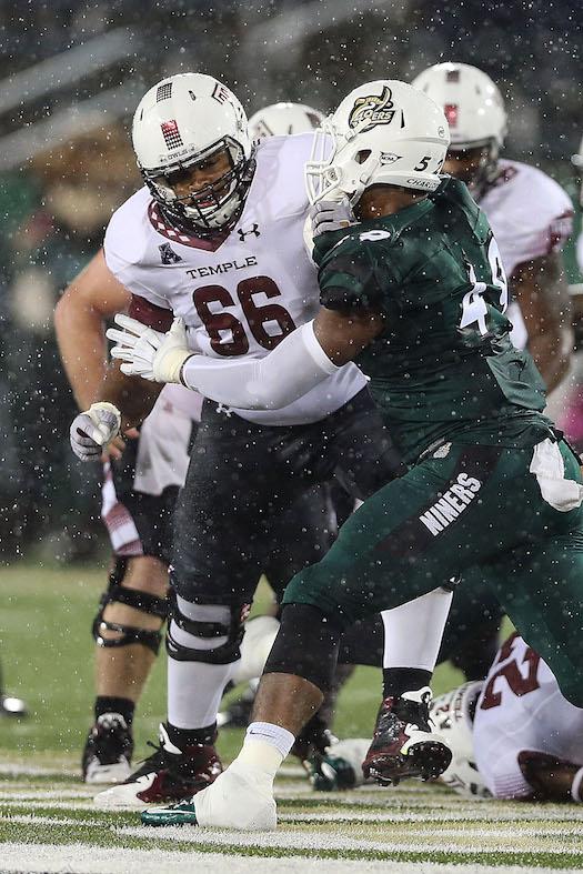 Temple tackle Dawkins has made most of his chances