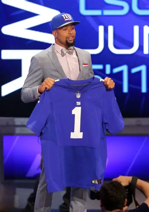 Giants Draft Picks 2014: Giants select Odell Beckham Jr. with 12th pick -  Big Blue View