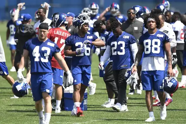 September 9, 2018 - East Rutherford, New Jersey, U.S. - New York Giants  defensive tackle Damon Harrison (98) in the second half during a NFL game  between the Jacksonville Jaguars and the