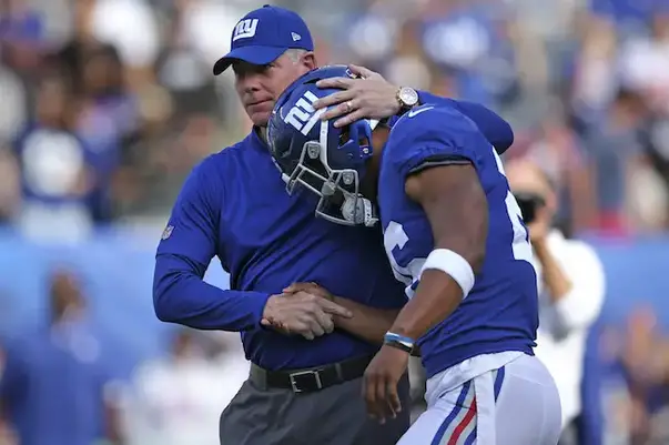 The Giants can't overcome injuries to Barkley and Thomas in a 30