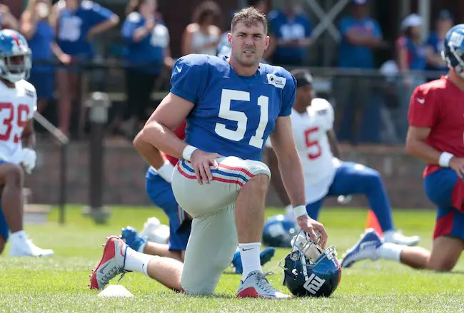 Giants' Darius Slayton catches flea flicker during busy practice