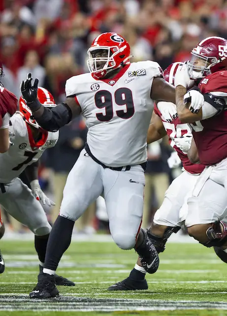 Jordan Davis, Nakobe Dean flex UGA title rings at Draft