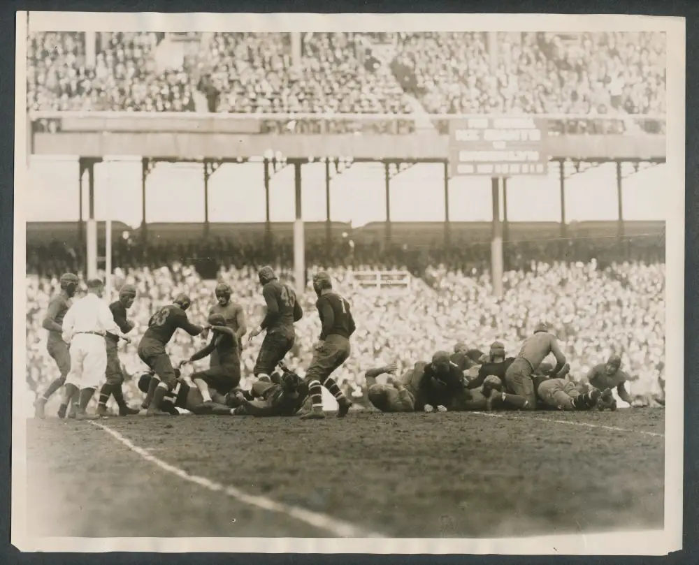 Army - Navy game, Polo Grounds, New York]