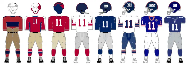 A History of the New York Giants Uniforms