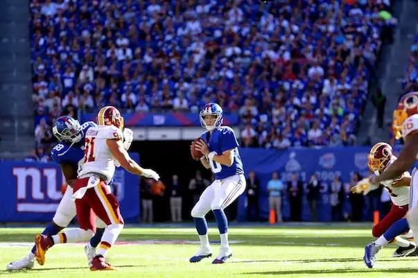 Kirk Cousins Completes the Quick Slant to Pierre Garçon for Big TD, Redskins vs. Jets