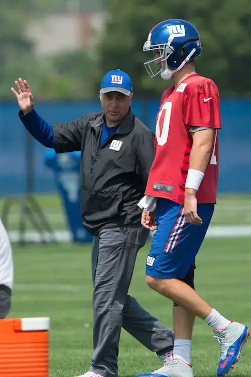 Devin Taylor and Gerald Hodges Visiting New York Giants